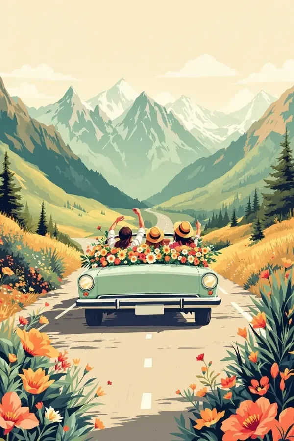 一路繁花海报