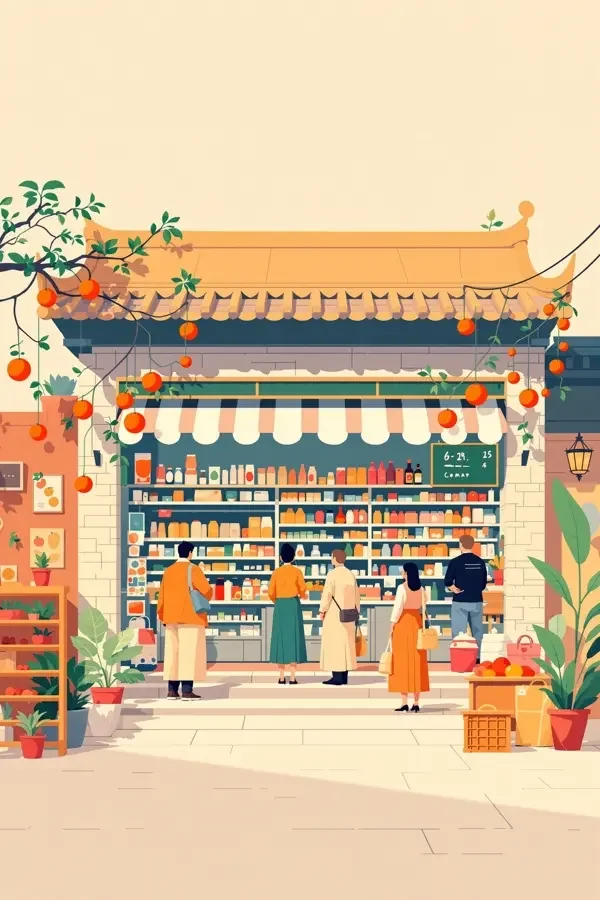 我在古代开超市海报